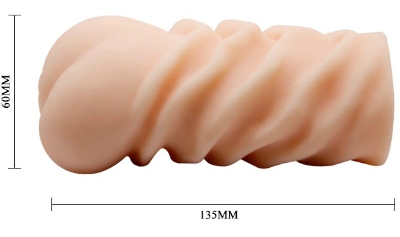 Rozměry CRAZY BULL - ISABEL VAGINA MASTURBÁTOR 13.5 CM